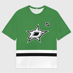 Футболка оверсайз мужская Даллас Старз хоккей, цвет: 3D-принт
