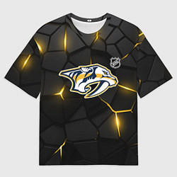 Мужская футболка оверсайз Нэшвилл Предаторз - НХЛ хоккей