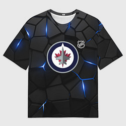 Мужская футболка оверсайз Виннипег Джетс - НХЛ хоккей