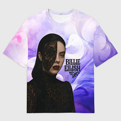 Мужская футболка оверсайз Готический стиль Билли Айлиш