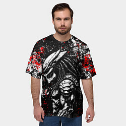 Футболка оверсайз мужская Хищник 1987, цвет: 3D-принт — фото 2