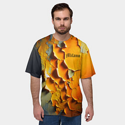 Футболка оверсайз мужская Peeling plaster - Milano, цвет: 3D-принт — фото 2