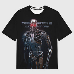 Футболка оверсайз мужская T-800, цвет: 3D-принт