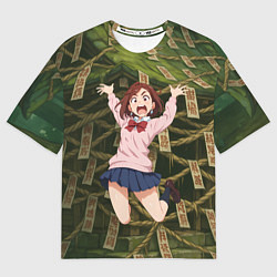 Футболка оверсайз мужская Сиратори Айра испуганная в полете, цвет: 3D-принт