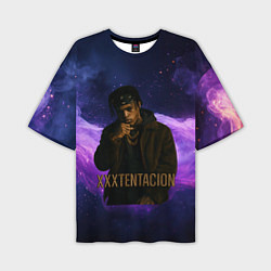 Футболка оверсайз мужская XXXTentacion - кулак, цвет: 3D-принт