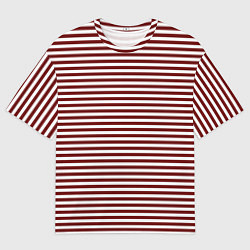 Мужская футболка оверсайз Тельняшка спецназовца