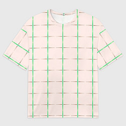 Мужская футболка оверсайз Color white stripes