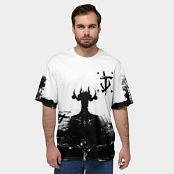 Футболка оверсайз мужская Doom демон марса, цвет: 3D-принт — фото 2