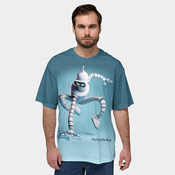 Футболка оверсайз мужская Spider Bender - meme, цвет: 3D-принт — фото 2