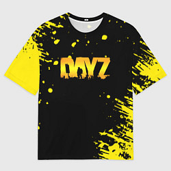 Футболка оверсайз мужская Dayz краски желтые краски, цвет: 3D-принт