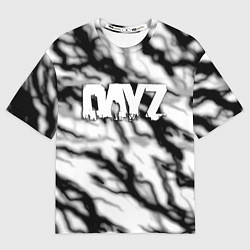 Футболка оверсайз мужская Dayz серый шторм, цвет: 3D-принт