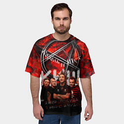 Футболка оверсайз мужская Король и Шут - КИШ, цвет: 3D-принт — фото 2
