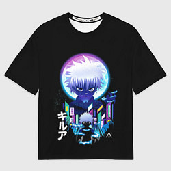 Футболка оверсайз мужская Хантер х Хантер, Киллуа, цвет: 3D-принт