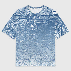 Мужская футболка оверсайз Налипший снег