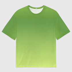 Мужская футболка оверсайз Color green yellow