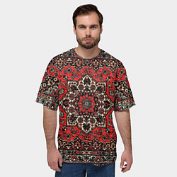 Футболка оверсайз мужская Пыльный ковёр, цвет: 3D-принт — фото 2