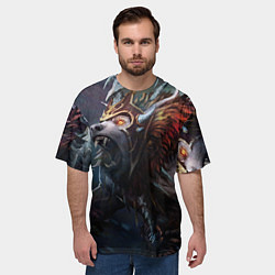 Футболка оверсайз мужская Ursa Rage, цвет: 3D-принт — фото 2