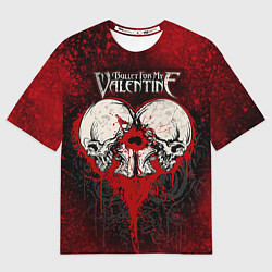 Мужская футболка оверсайз BFMV: Duo Skulls