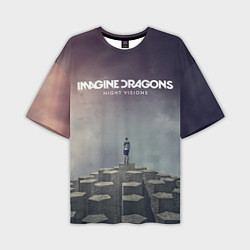 Мужская футболка оверсайз Imagine Dragons: Night Visions