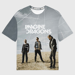 Футболка оверсайз мужская Imagine Dragons: Boys, цвет: 3D-принт
