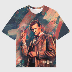 Футболка оверсайз мужская Доктор кто, цвет: 3D-принт