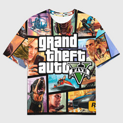 Мужская футболка оверсайз GTA 5: City Stories