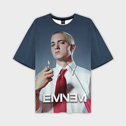 Мужская футболка оверсайз Eminem Fire