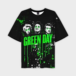 Футболка оверсайз мужская Green Day: Acid Colour, цвет: 3D-принт