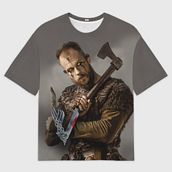 Футболка оверсайз мужская Флоки, цвет: 3D-принт