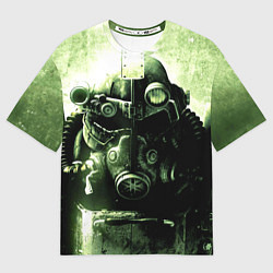 Футболка оверсайз мужская Fallout Robot, цвет: 3D-принт