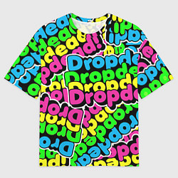 Мужская футболка оверсайз Drop Dead: Acid Pattern