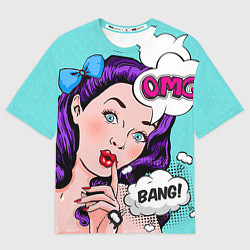 Мужская футболка оверсайз PO ART