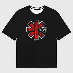 Футболка оверсайз мужская RHCP Symbol, цвет: 3D-принт