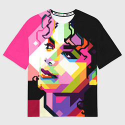 Футболка оверсайз мужская Michael Jackson Art, цвет: 3D-принт