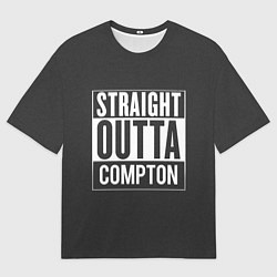 Футболка оверсайз мужская Straight Outta Compton, цвет: 3D-принт