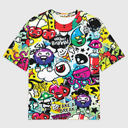 Футболка оверсайз мужская Bombing, цвет: 3D-принт