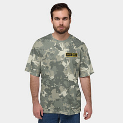 Футболка оверсайз мужская O I +, цвет: 3D-принт — фото 2