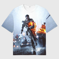 Футболка оверсайз мужская Battlefield Multiplayer, цвет: 3D-принт