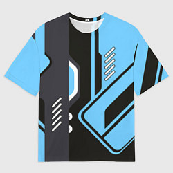 Футболка оверсайз мужская CS:GO Vulcan, цвет: 3D-принт