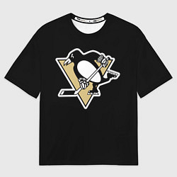 Футболка оверсайз мужская Pittsburgh Penguins: Crosby, цвет: 3D-принт