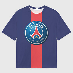 Футболка оверсайз мужская Paris Saint-German, цвет: 3D-принт