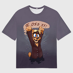 Футболка оверсайз мужская Five Nights: I Did It, цвет: 3D-принт