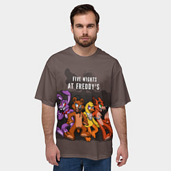 Футболка оверсайз мужская Five Nights At Freddy's, цвет: 3D-принт — фото 2