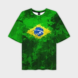 Футболка оверсайз мужская Бразилия, цвет: 3D-принт