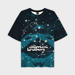 Мужская футболка оверсайз Chemical Brothers: Space