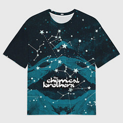 Мужская футболка оверсайз Chemical Brothers: Space
