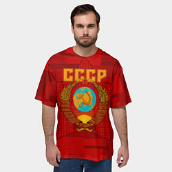 Футболка оверсайз мужская СССР, цвет: 3D-принт — фото 2
