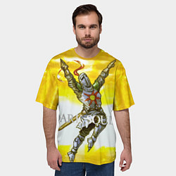 Футболка оверсайз мужская Knight Heida - dark souls, цвет: 3D-принт — фото 2