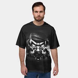 Футболка оверсайз мужская Pirate Station: Dark Side, цвет: 3D-принт — фото 2