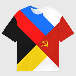 Мужская футболка оверсайз Вечная Россия